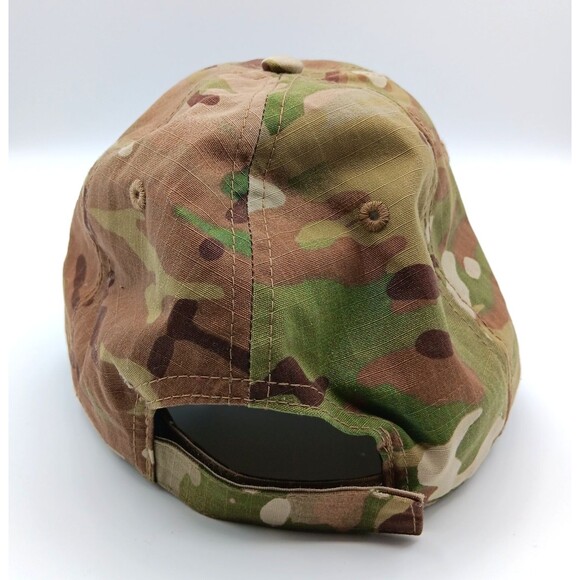 Mossy Oak Camo Hat Cap Strapback Ripstop Tactical Outdoor Military Patriotic USA - Picture 6 of 8